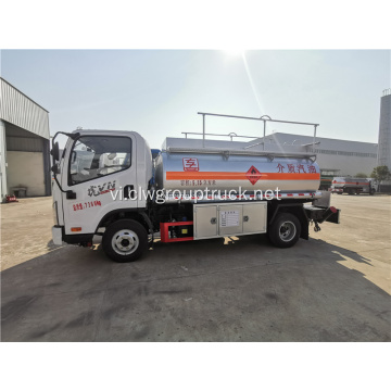 FAW 4x2 xe tải thùng nhiên liệu trắng mới